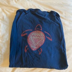 Navy long sleeve with turtle